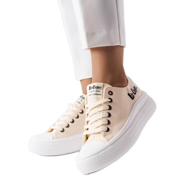 Lee Cooper LCW-23-44-1626L beige sneakers