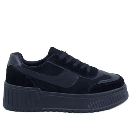 BM Plattformssneakers Foret Black svart
