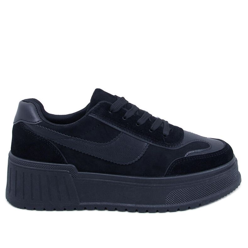 BM Plattformssneakers Foret Black svart