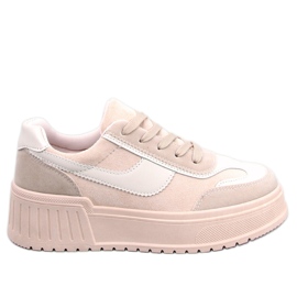 BM Plattformssneakers Foret Beige