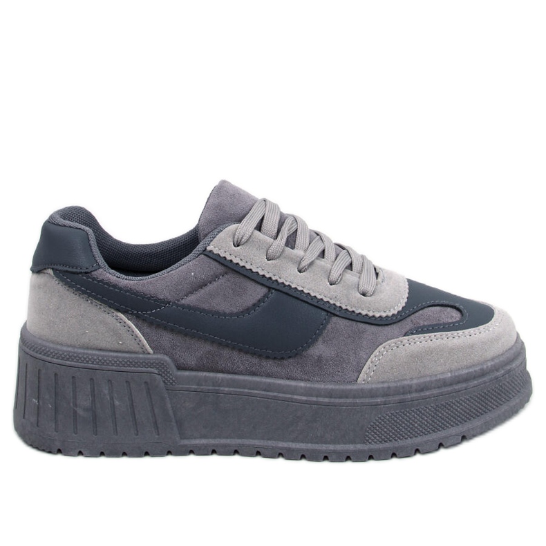 BM Plattformssneakers Foret Grey grå