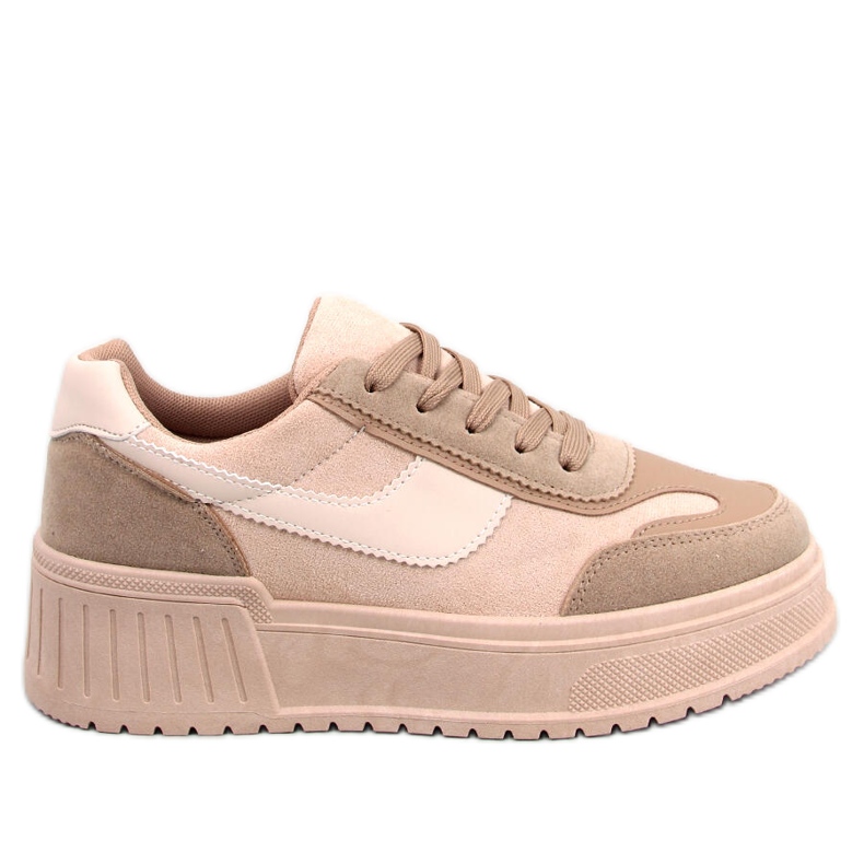 BM Plattformssneakers Foret Khaki beige