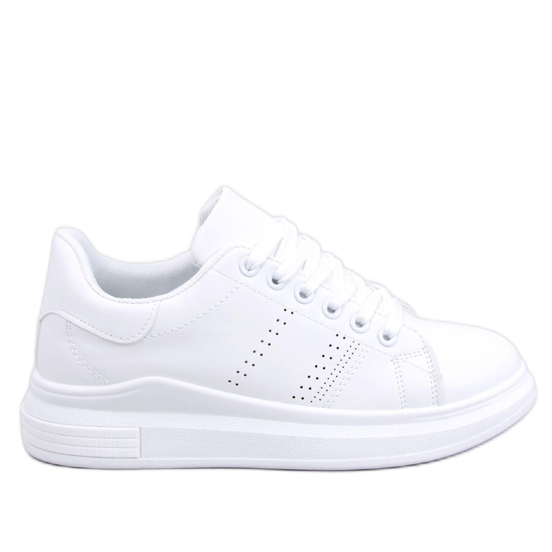 BM Maes White wedge sneakers vit
