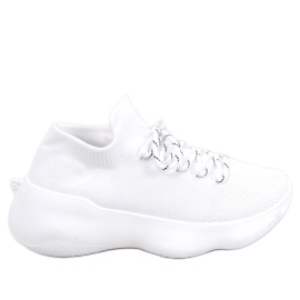 Callens Bianco socksneakers vit