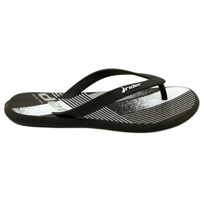 Herrtofflor Rider 83419 AH973 Svart/Vit