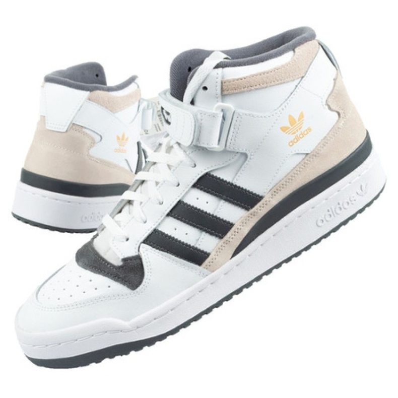 Adidas Forum Mid M GW4371 sportskor vit