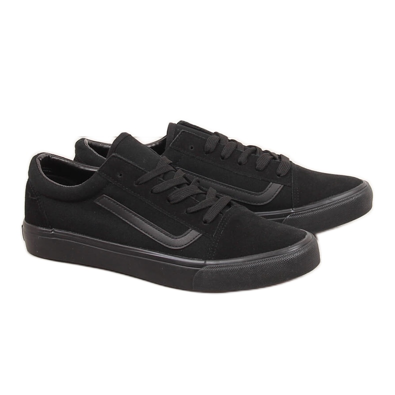 Låga svarta sneakers för män Atletico WY18081