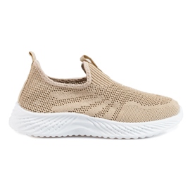 Shelovet kvinnors genombrutna sportskor beige