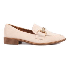 Seastar Shelovet loafers i beige mocka för kvinnor