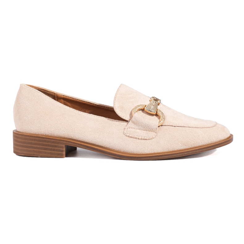 Seastar Shelovet loafers i beige mocka för kvinnor