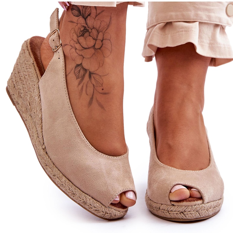 Elsie Beige Mocka Sandaler brun