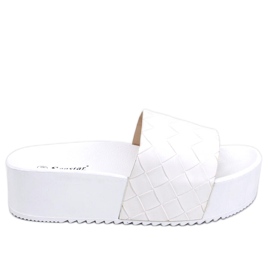 PA1 Högsulade sandaler från Morlet White vit