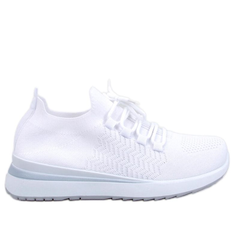 PA1 Barthel White sock sportskor vit