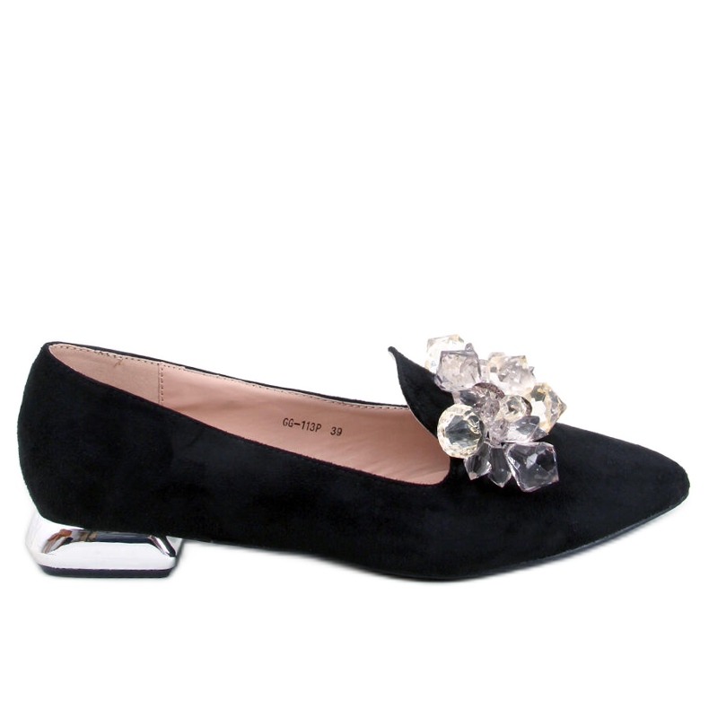 PA1 Lords loafers med Falconi Black stenar svart