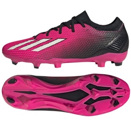 Adidas X Speedportal.3 Fg M GZ5076 fotbollsskor rosa rosor och lila