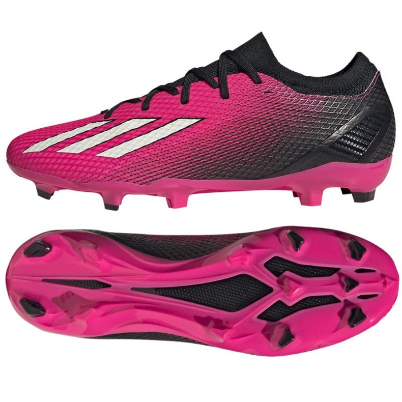 Adidas X Speedportal.3 Fg M GZ5076 fotbollsskor rosa rosor och lila