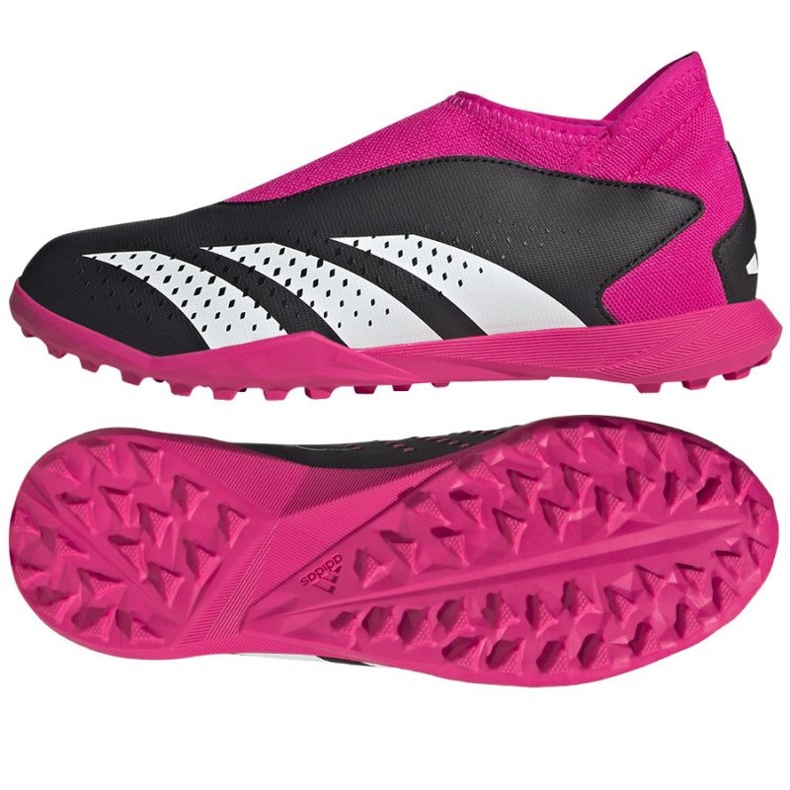 Adidas Predator Accuracy.3 Ll Tf Jr GW7092 fotbollsskor rosa svart