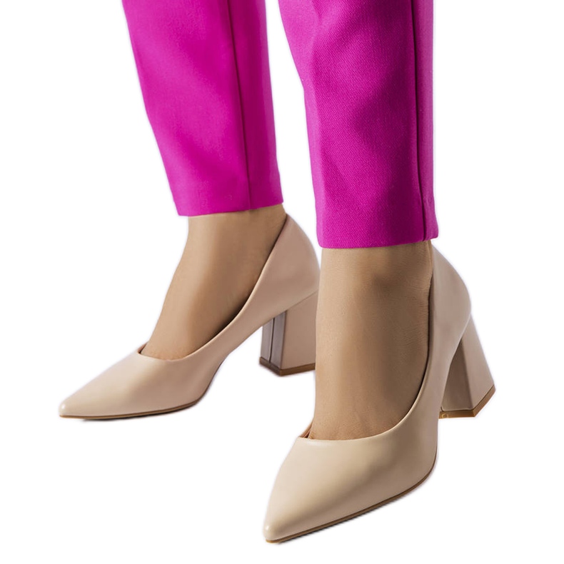 Fanchon beige stilettpumps