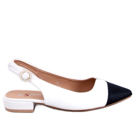 Seastar Sandaler med öppen klack från Sanaz White vit