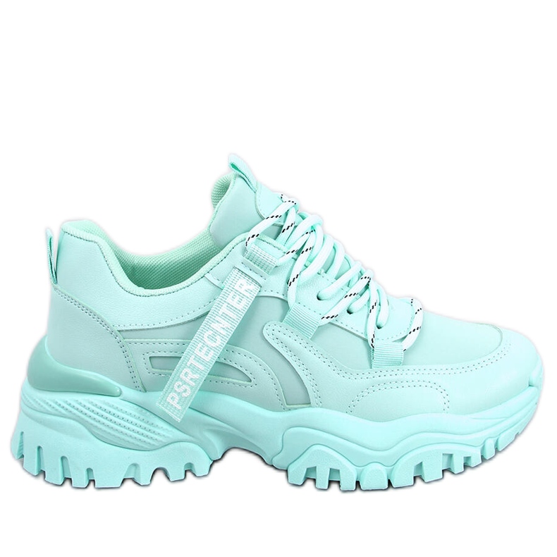 PA1 Bains Green wedge sneakers grön