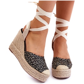 Klädd sandaler för kvinnor Svart Josephine