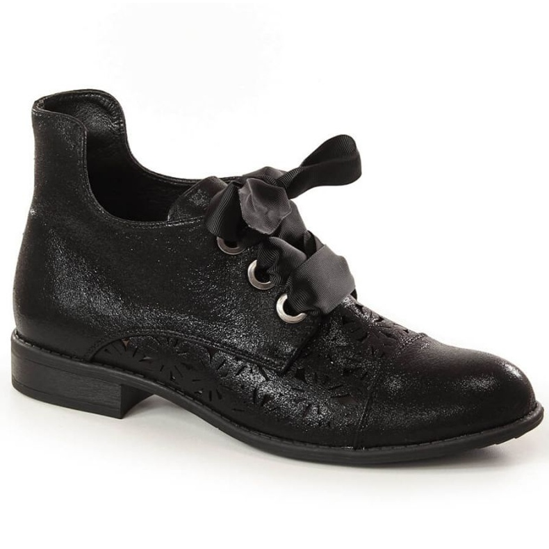 Genombrutna platta stövlar Jezzi W JEZ319D svart