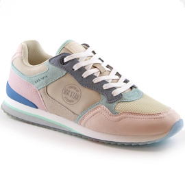 Lädersportskor för dam sneakers Big Star LL274347 mångfärgad
