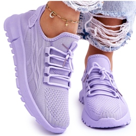 FB2 Slip-On Sneakers dam Lila Rosett purpur