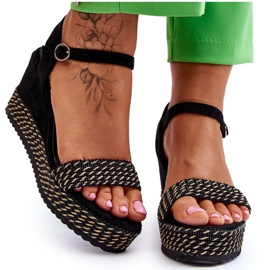 Klassiska damsandaler Svart Malmö