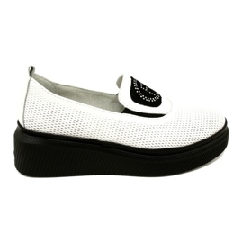 Filippo Vita snygga damskor i läder DP4572/23 WH