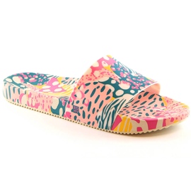 Bekväma damtofflor, elastiska, doftande flerfärgade ZAXY Manifestar Color Slide HH285097 mångfärgad