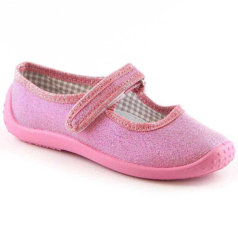 Ballerinatofflor för dagistjejer rosa Nazo N001ECW