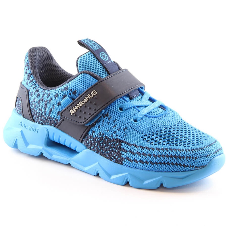 Atletico Sportskor för barn med kardborreblå AbcKids B91230217 marinblå