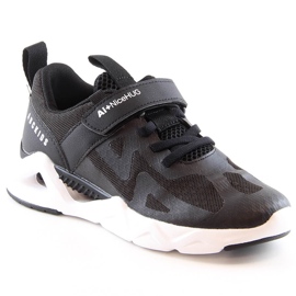 Atletico Sportskor för barn med kardborre svart AbcKids B022302001