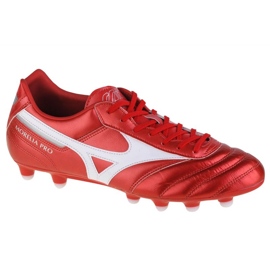 Mizuno Morelia Ii Pro Md M P1GA221360 fotbollsskor röd apelsiner och röda