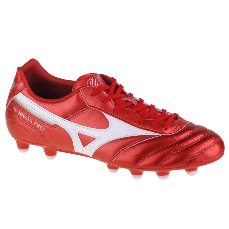 Mizuno Morelia Ii Pro Md M P1GA221360 fotbollsskor röd apelsiner och röda