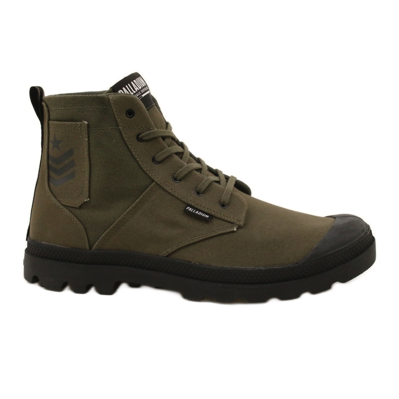 Palladium Pampa Hi Army M 78583-309-M skor grön