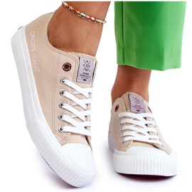 Sneakers Cross Jeans dam LL2R4070 Beige
