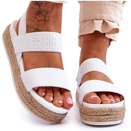 Damsandaler Big Star LL274857 Vit