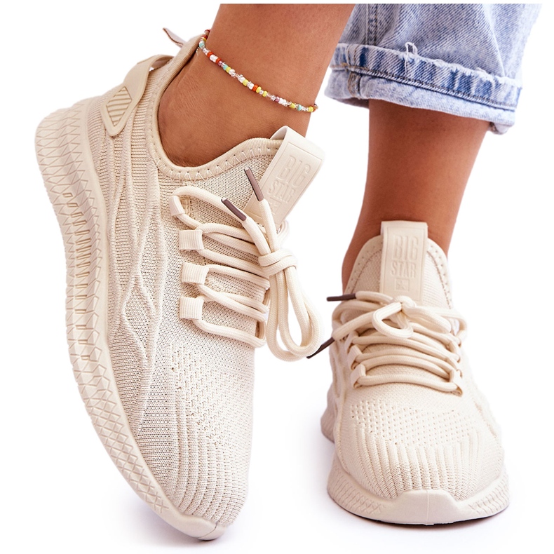 Slip-on sneakers dam Big Star LL274714 Beige