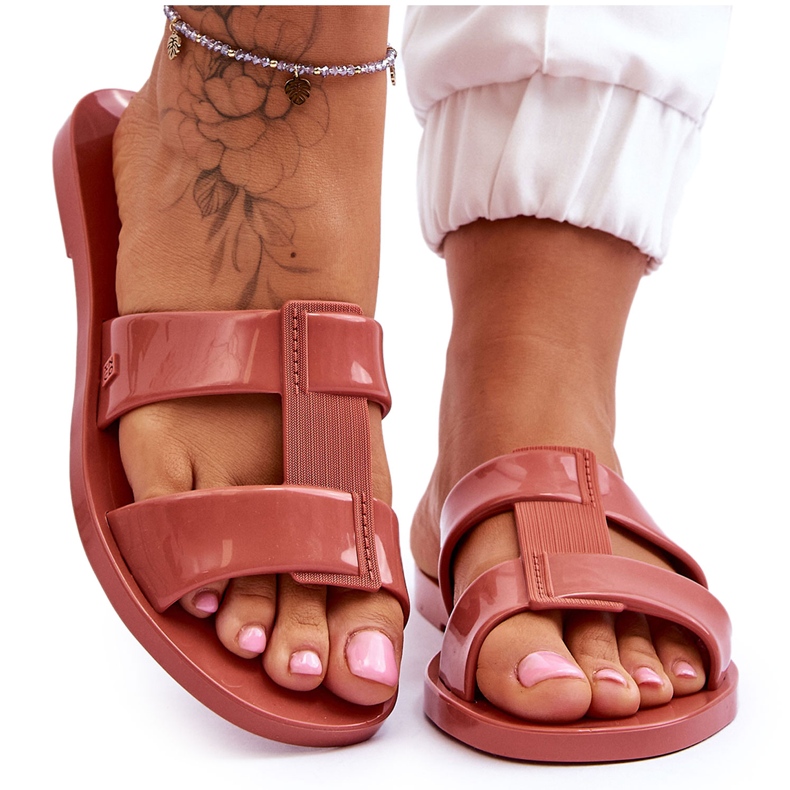 Fashionabla veganska tofflor ZAXY JJ285262 Dirty Pink rosa