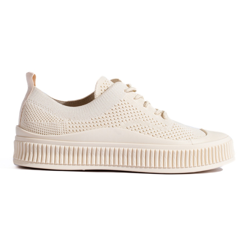 Textilsneakers för damer Shelovet beige