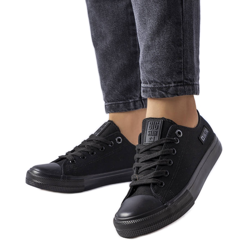 Big Star KK274009 sneakers i svart tyg