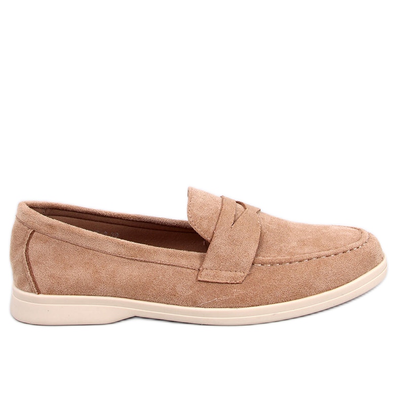 BM Blum Beige loafers i mocka