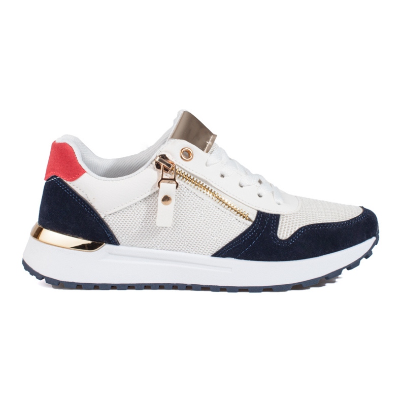 Bekväma damsportskor vita Shelovet