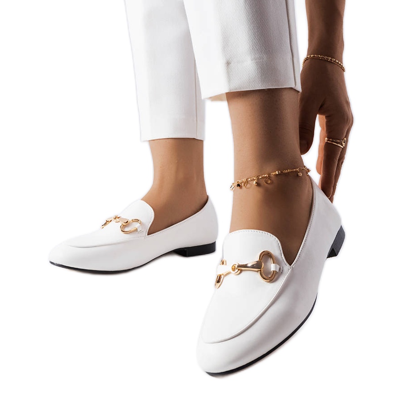 Philips vita loafers med spänne