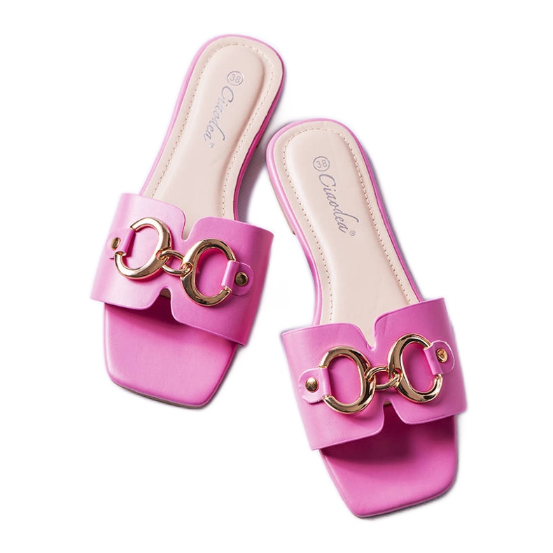 Rosa eleganta rutschkanor med kedja från Corbin