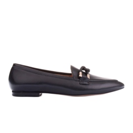 Marco Shoes Utsmyckade loafers svart