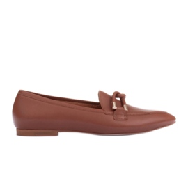 Marco Shoes Utsmyckade loafers brun