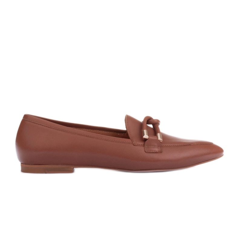 Marco Shoes Utsmyckade loafers brun
